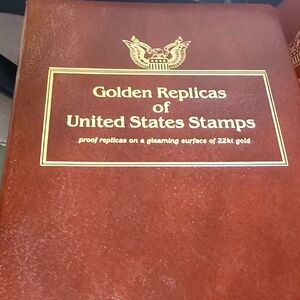 Golden Replicas of US stamps